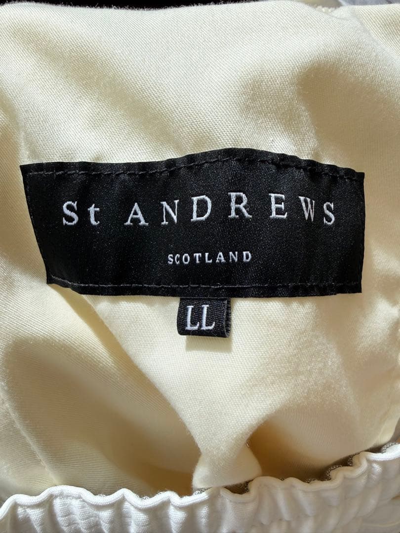St ANDREWS ホワイト 軽量パンツ バックポケット付き