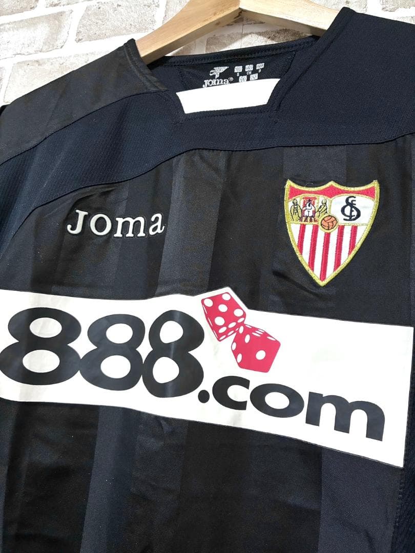 【早い者勝ち✨】joma セビージャ 無地 ユニフォーム S ブラック 黒