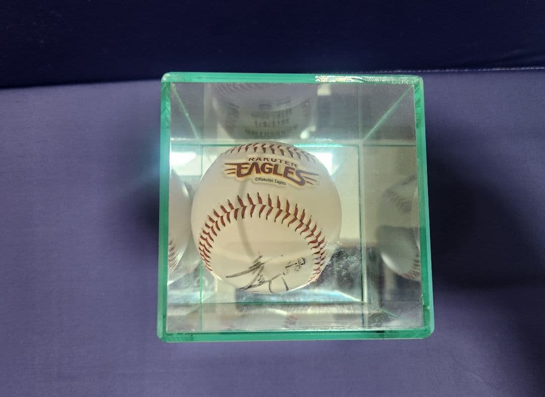 【100個限定品】楽天イーグルス　辛島航投手の初勝利記念直筆サインボール