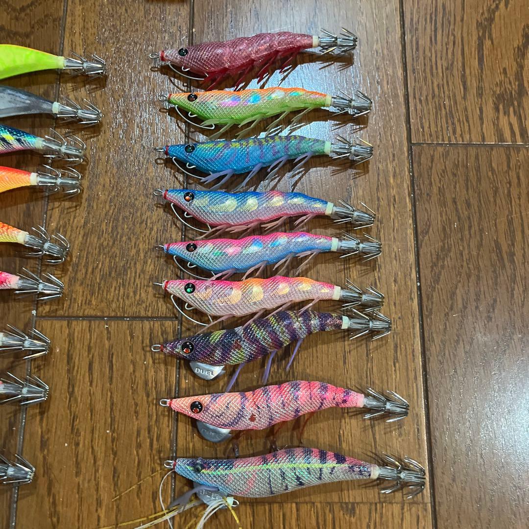 デュエル　パタパタ　エギ　3号　18本セット　デュエルのケース付き！