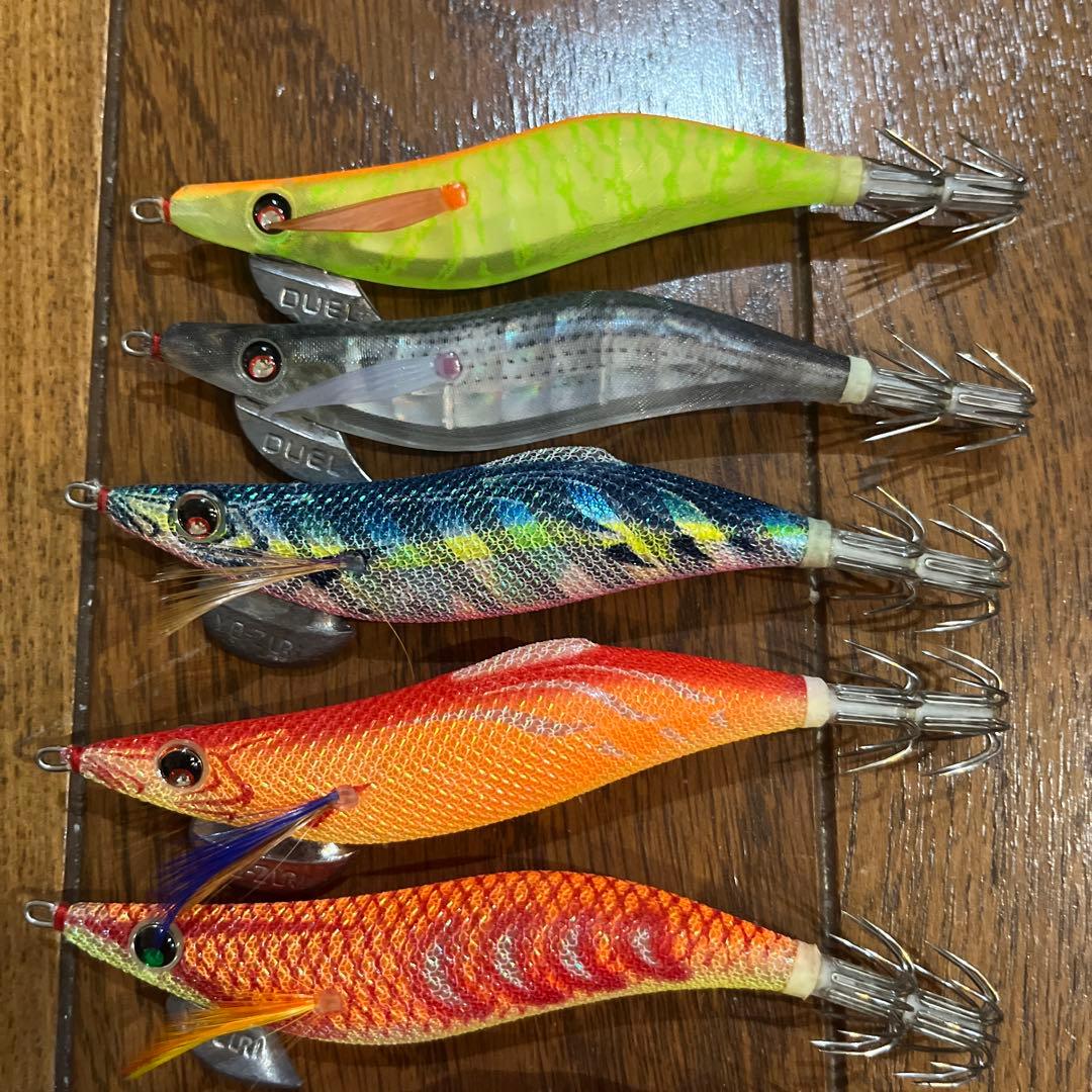 デュエル　パタパタ　エギ　3号　18本セット　デュエルのケース付き！