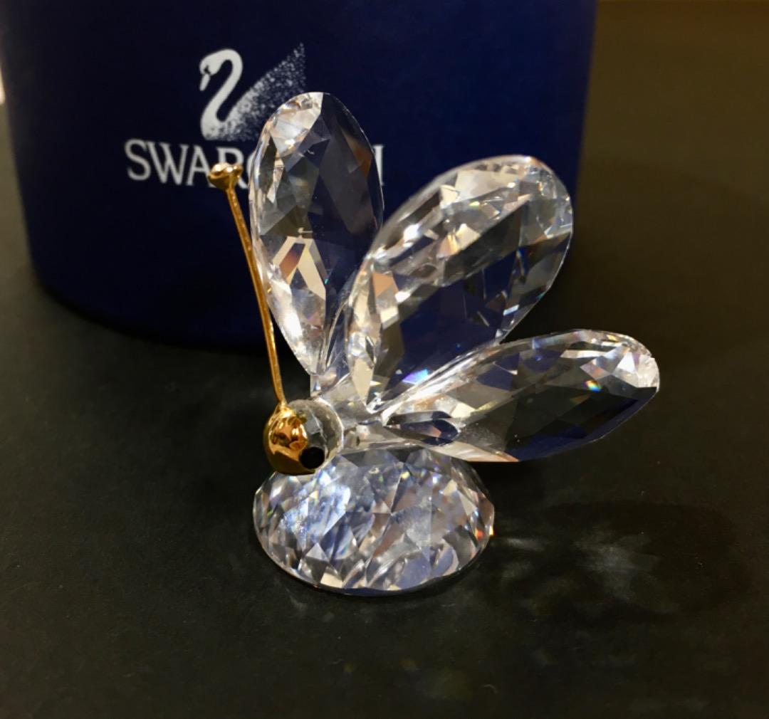Swarovski スワロフスキー 蝶 クリスタル フィギュリン 置物