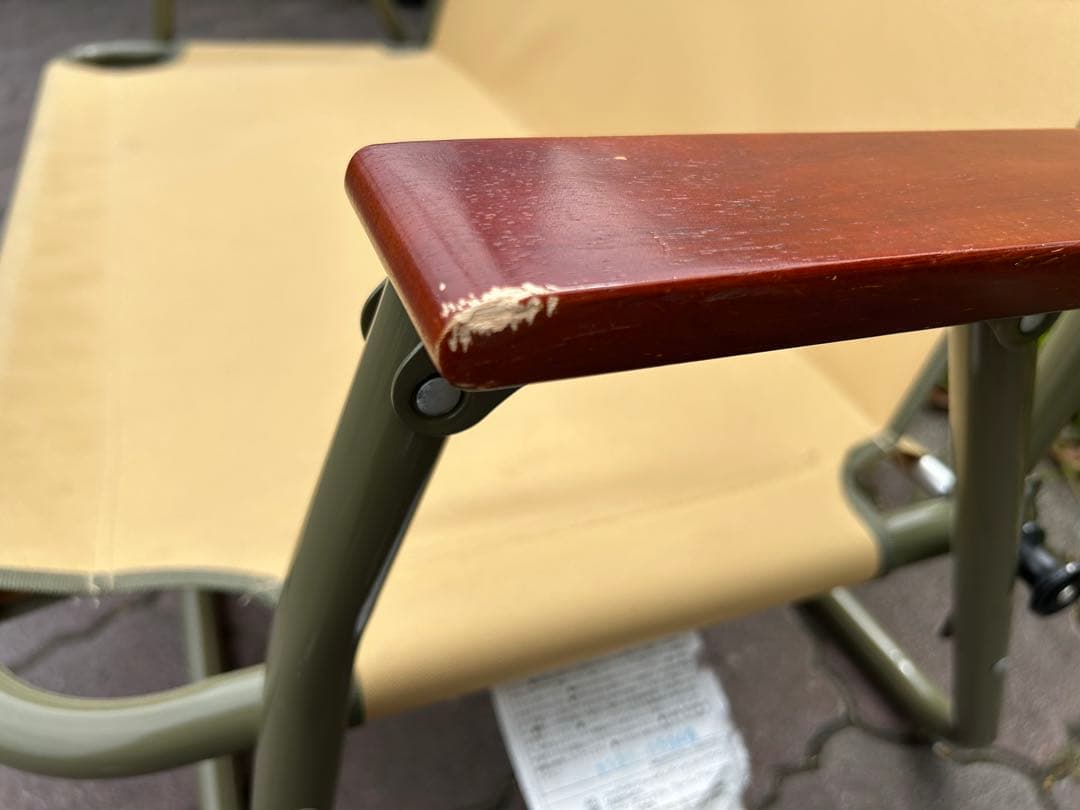 Coleman ベージュ アウトドアチェア　キャンプ用品　ベンチ　折り畳みチェア