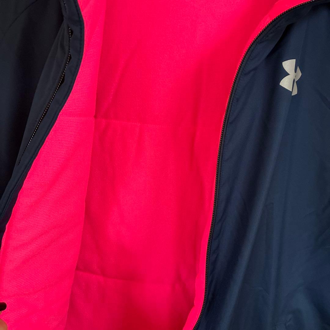 早い者勝ち Under Armour ベンチコート YXL ネイビー/ピンク