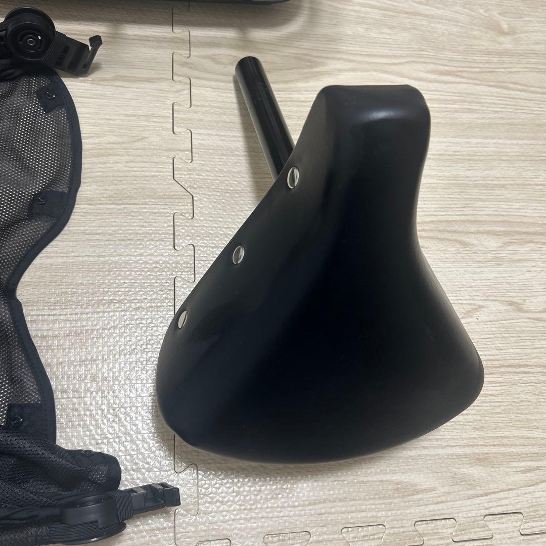 パナソニック　電動自転車用ブラックバスケット、サンシェード、サドル他