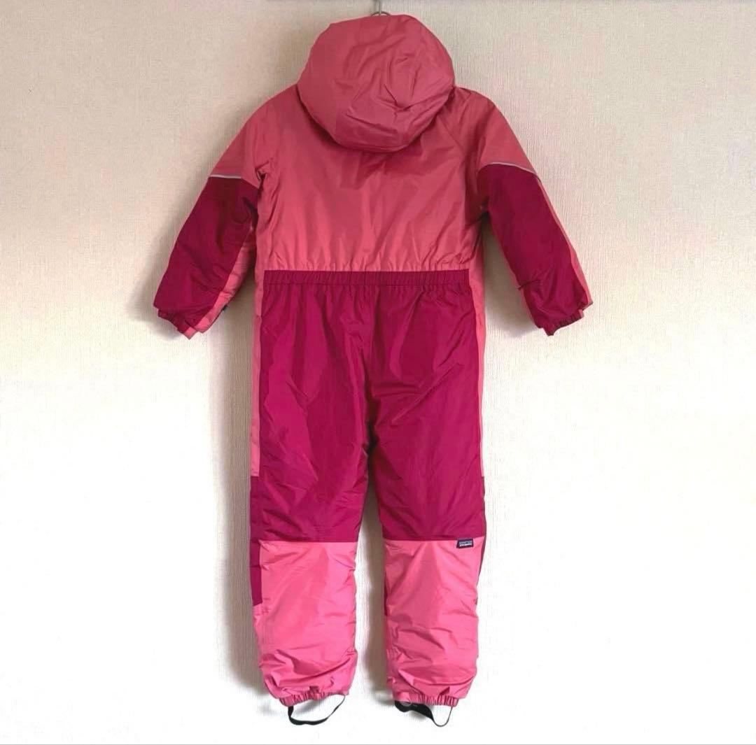 【美品】patagonia　子ども用スキーウェア　ピンク　5Tサイズ