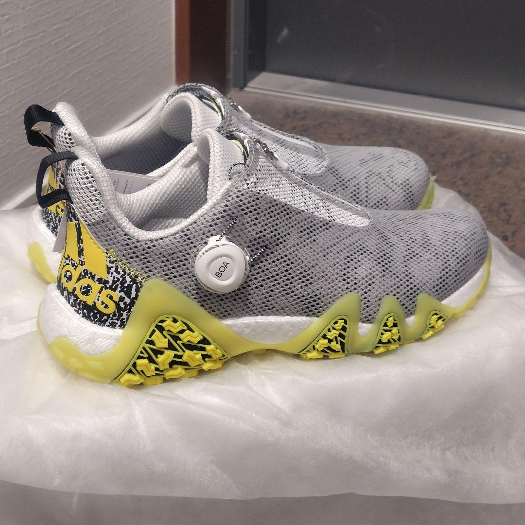 【稀少】adidas コードカオス 22 BOA ゴルフシューズ センタージップ