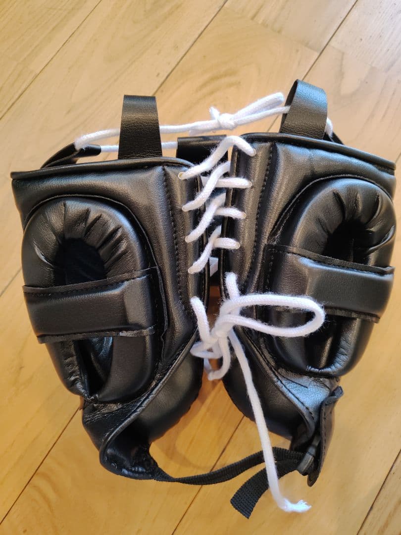 ウイニング ヘッドギア　サイズМ　美品　ブラック　黒　winning