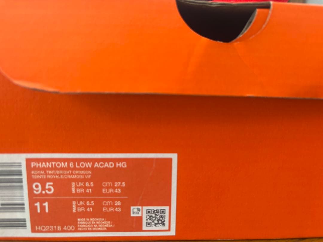 【完全未使用】サッカースパイク NIKE ファントム6 AC HG 27.5cm