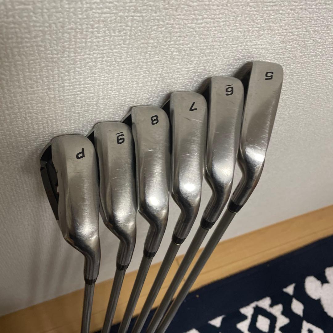 ツルヤゴルフ　GOLDENPRIX V7 アイアンセット6本 5I〜Ｐ