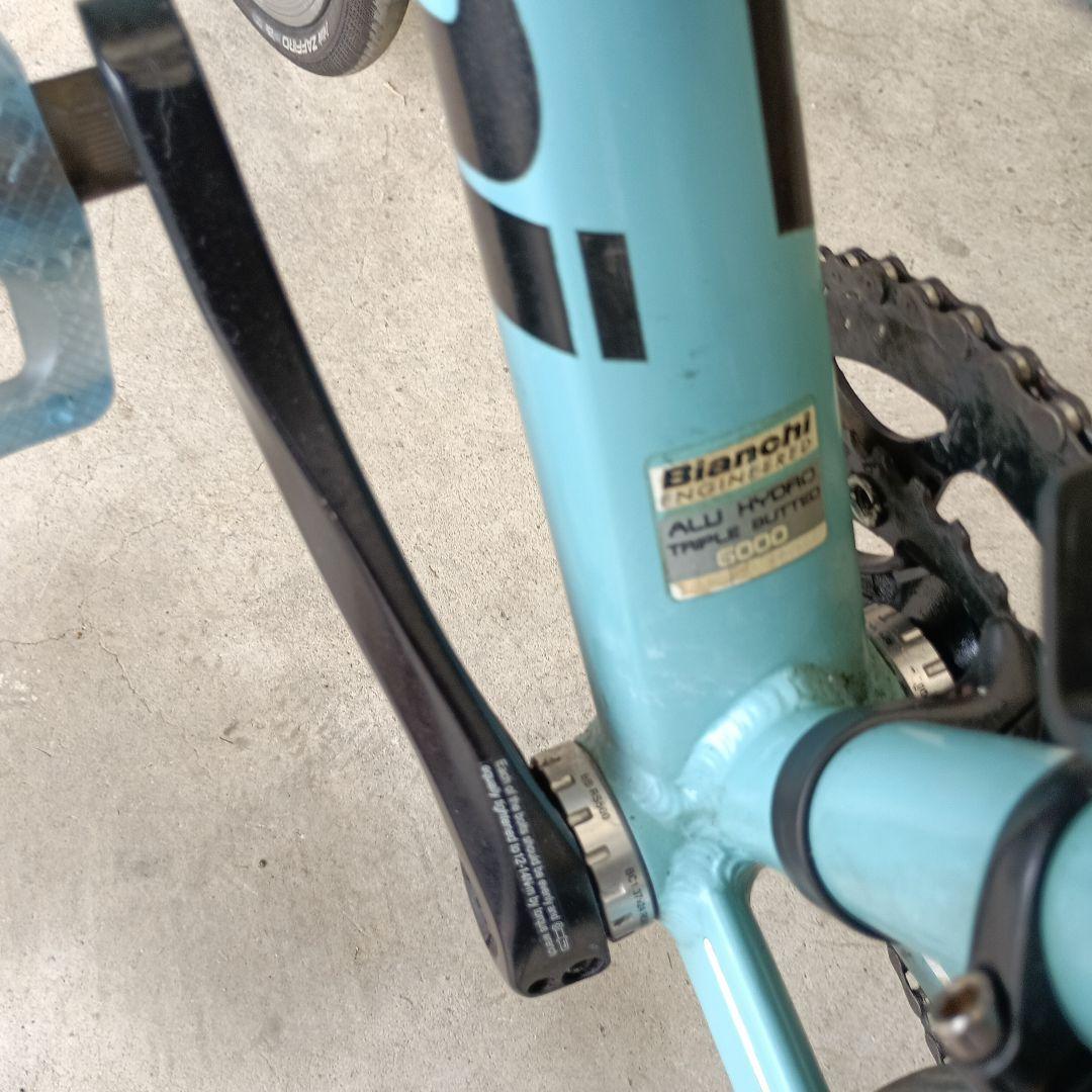 Bianchi ロードバイク 水色 アルミフレーム