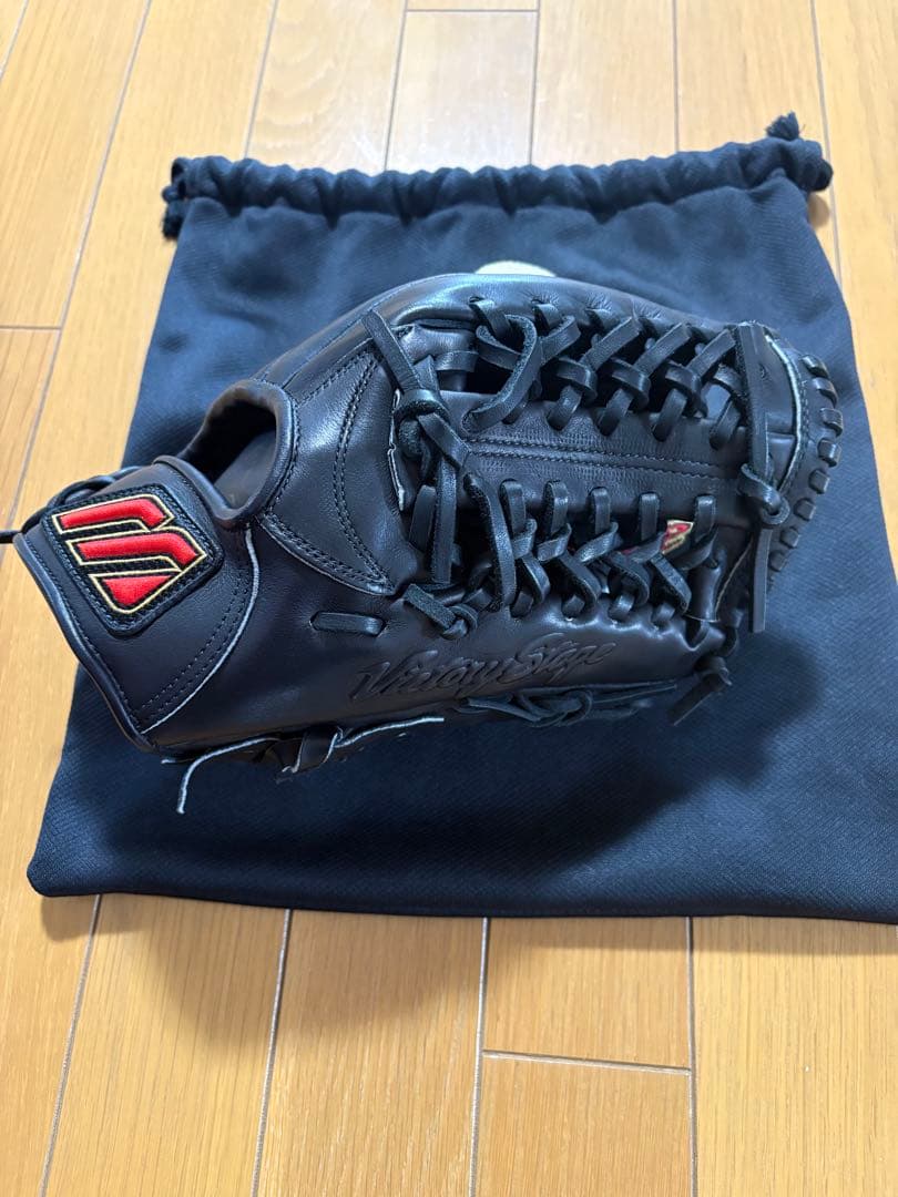 オマケ付き ミズノビクトリーステージ硬式グローブ 内野手用 黒 未使用