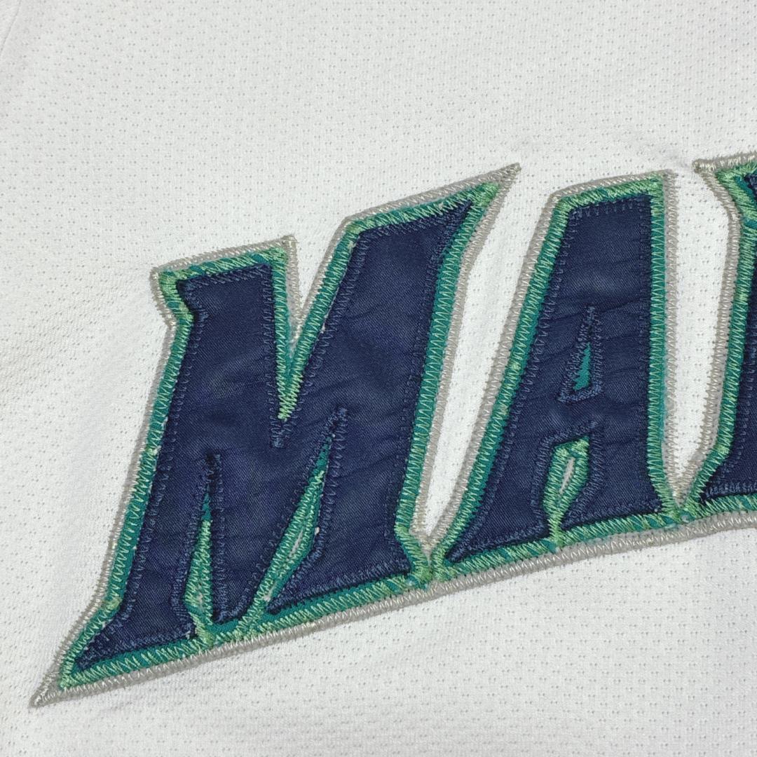 MLBマリナーズ イチロー 51 両面刺繍 ユニフォーム ゲームシャツ XL相当