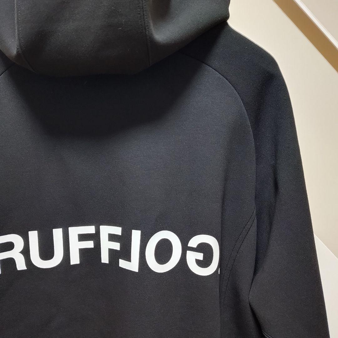 S ラフロッグ RUFFLOG ゴルフ フーディ パーカー ブラック