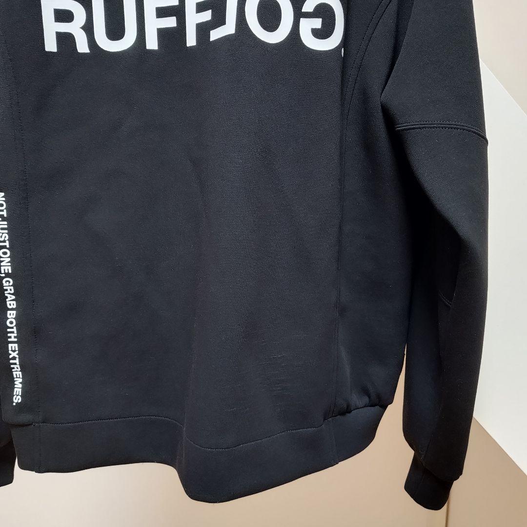 S ラフロッグ RUFFLOG ゴルフ フーディ パーカー ブラック