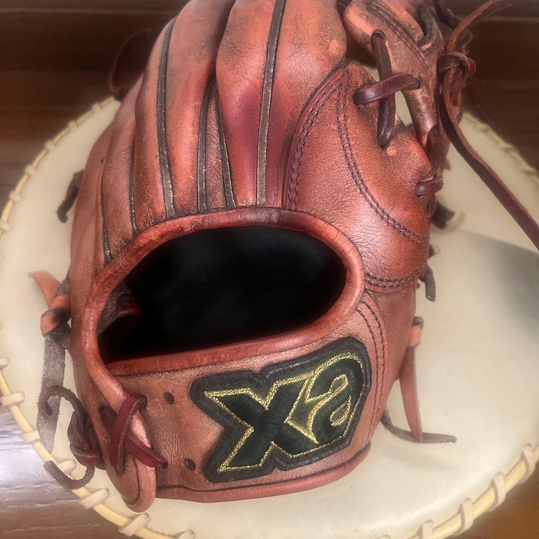 即戦力　型抜群　ザナックス 硬式 グローブ グラブ 内野手用 トラストエックス