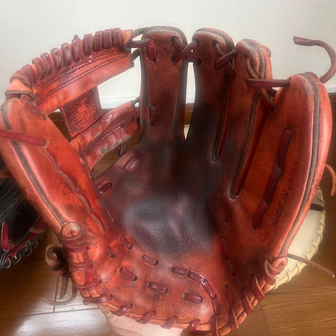即戦力　型抜群　ザナックス 硬式 グローブ グラブ 内野手用 トラストエックス