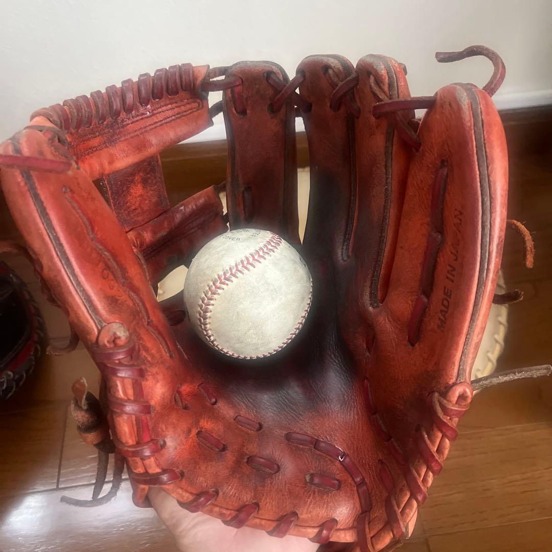 即戦力　型抜群　ザナックス 硬式 グローブ グラブ 内野手用 トラストエックス