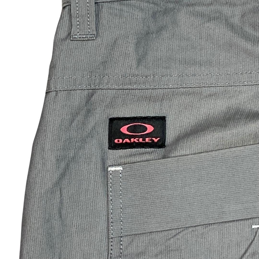 OAKLEY オークリー ロングパンツ 34 グレー ゴルフ メンズ