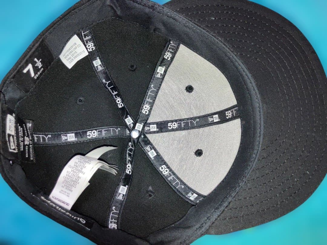 NEW ERA 59FIFTY QUIKSILVER 黒 7 1/2