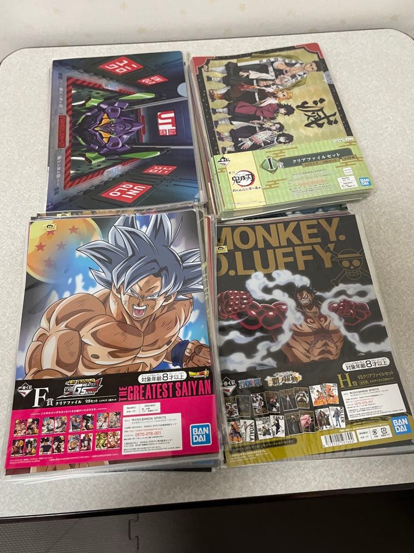 アニメキャラクタークリアファイルセット