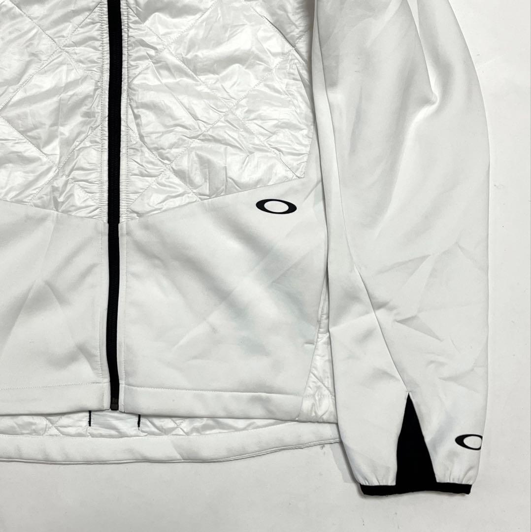 Oakley メンズアウター XL 中綿ジャケット ホワイト 防寒・キルティング