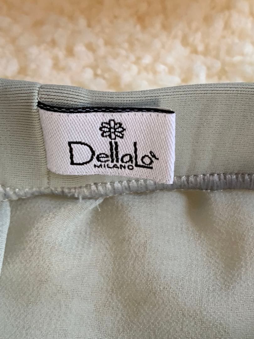 新品Delila Milano バレエスカート Mサイズ 薄いグリーン
