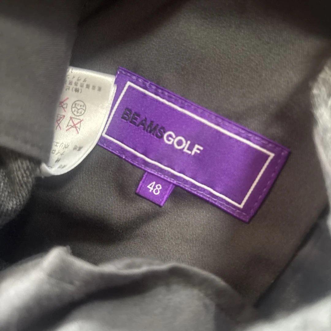 BEAMSGOLF パープルレーベル ウール混 ゴルフパンツ 48