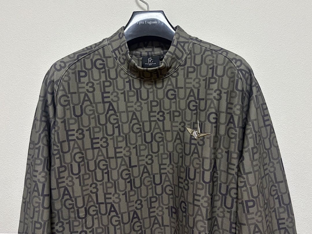 新品1PIU1UGUALE3 GOLF24AW裏フリースモックネックカットソーⅥ