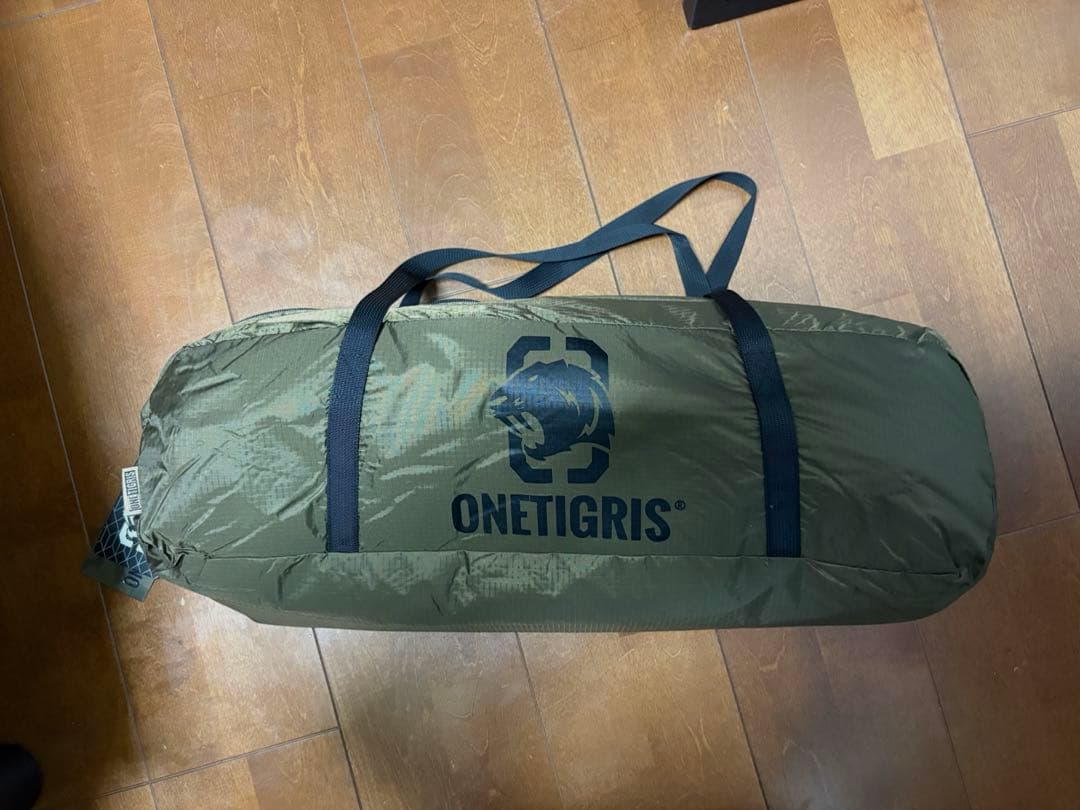 【新品】OneTigris TEGIMEN パップテント煙突穴付きナイロン 2人