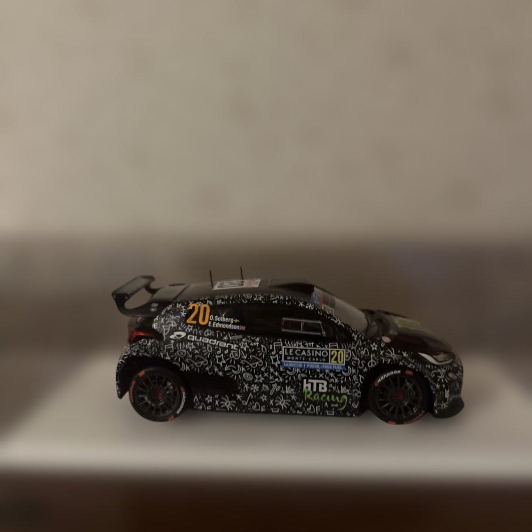 TOYOTA GR Yaris Rally 2 ミニカー　オリバー　ソルベルグ