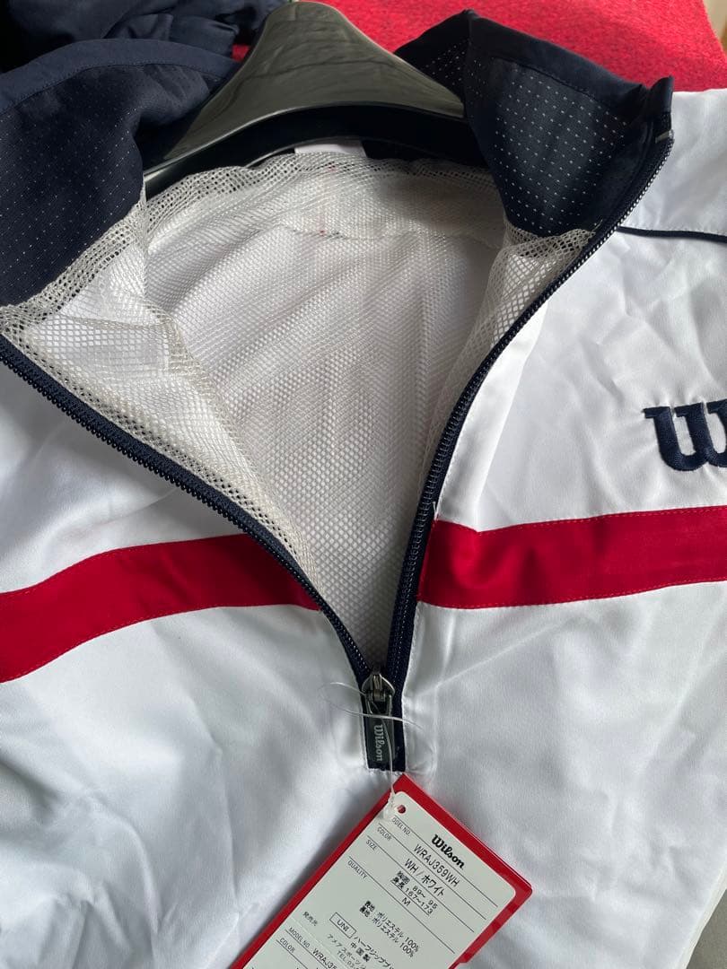 【新品未使用】Wilson テニスジャージ ハーフジップ