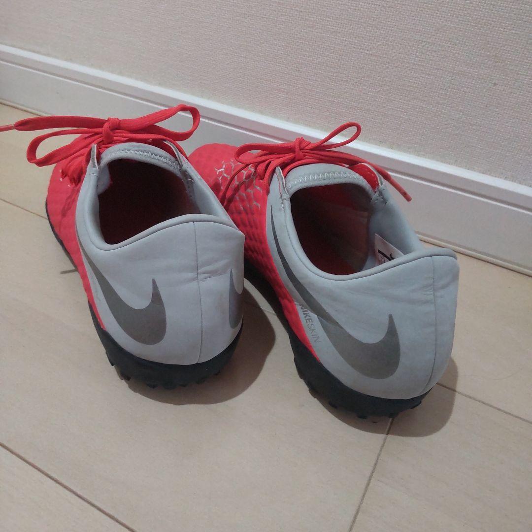 W*o様 Nike サッカーシューズ トレーニング用 レッド/グレー　25.5c