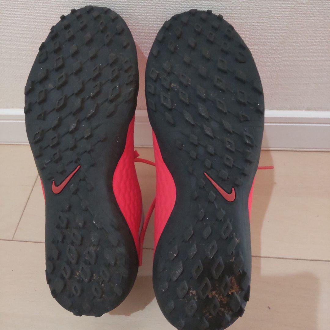 W*o様 Nike サッカーシューズ トレーニング用 レッド/グレー　25.5c