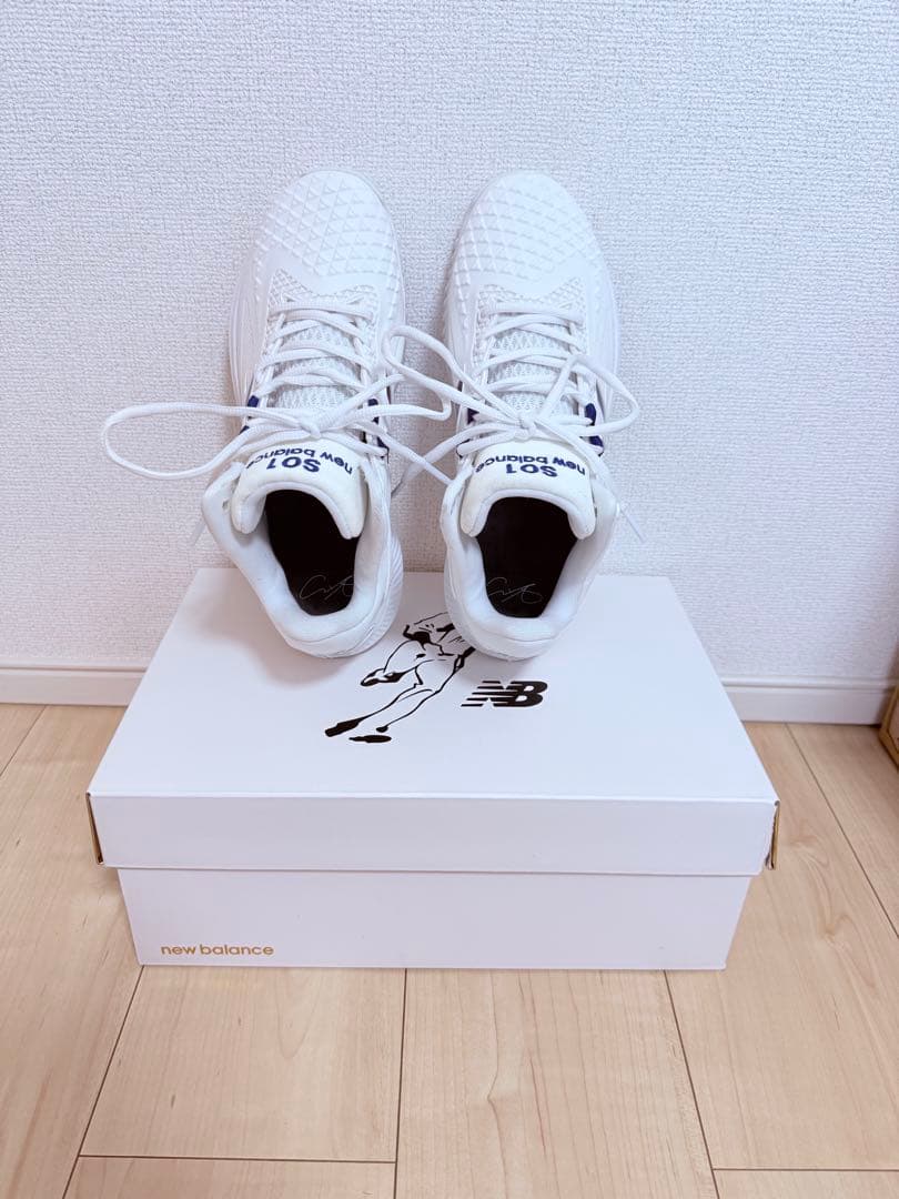 New Balance トレーニングシューズ ホワイト/ネイビー