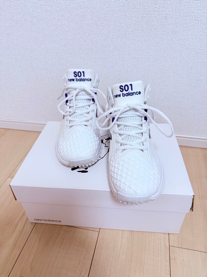 New Balance トレーニングシューズ ホワイト/ネイビー