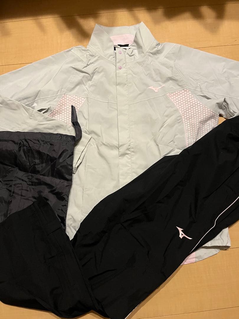 新品　MIZUNOGOLF ミズノゴルフ　レインウェア　セットアップ　XL