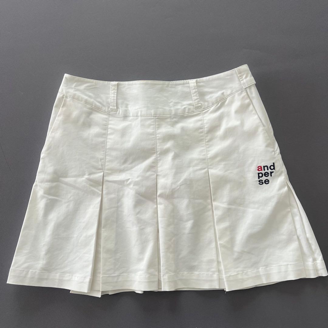 and per se アンパスィ　セットアップ　L シャツ　スカート　ゴルフ