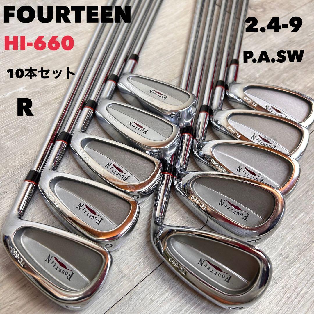 【メンズ右】フォーティーン HI-660 TC-660アイアンセット 10本