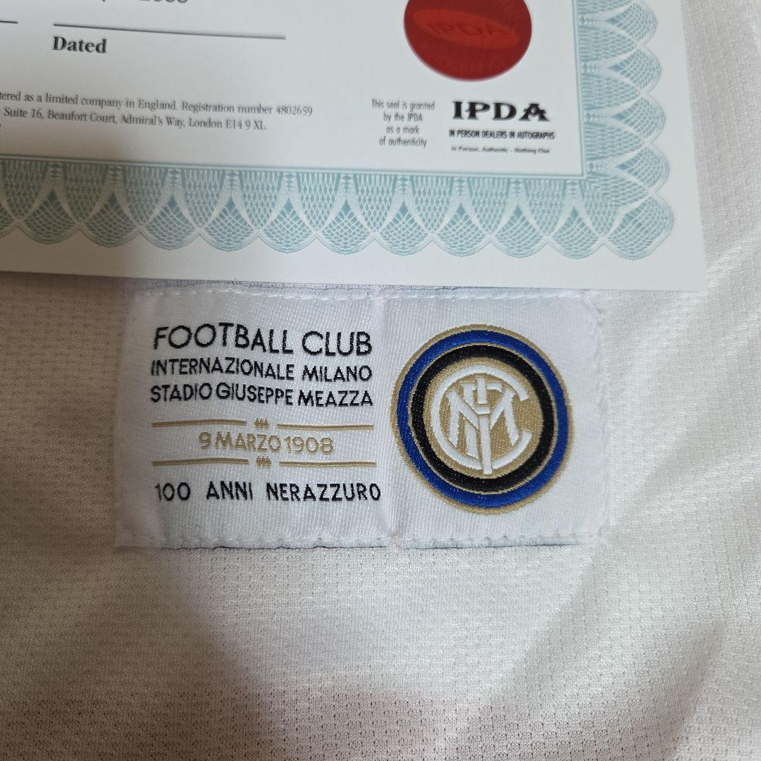 Hernan Crespo サイン入り インテルミラン シャツ M