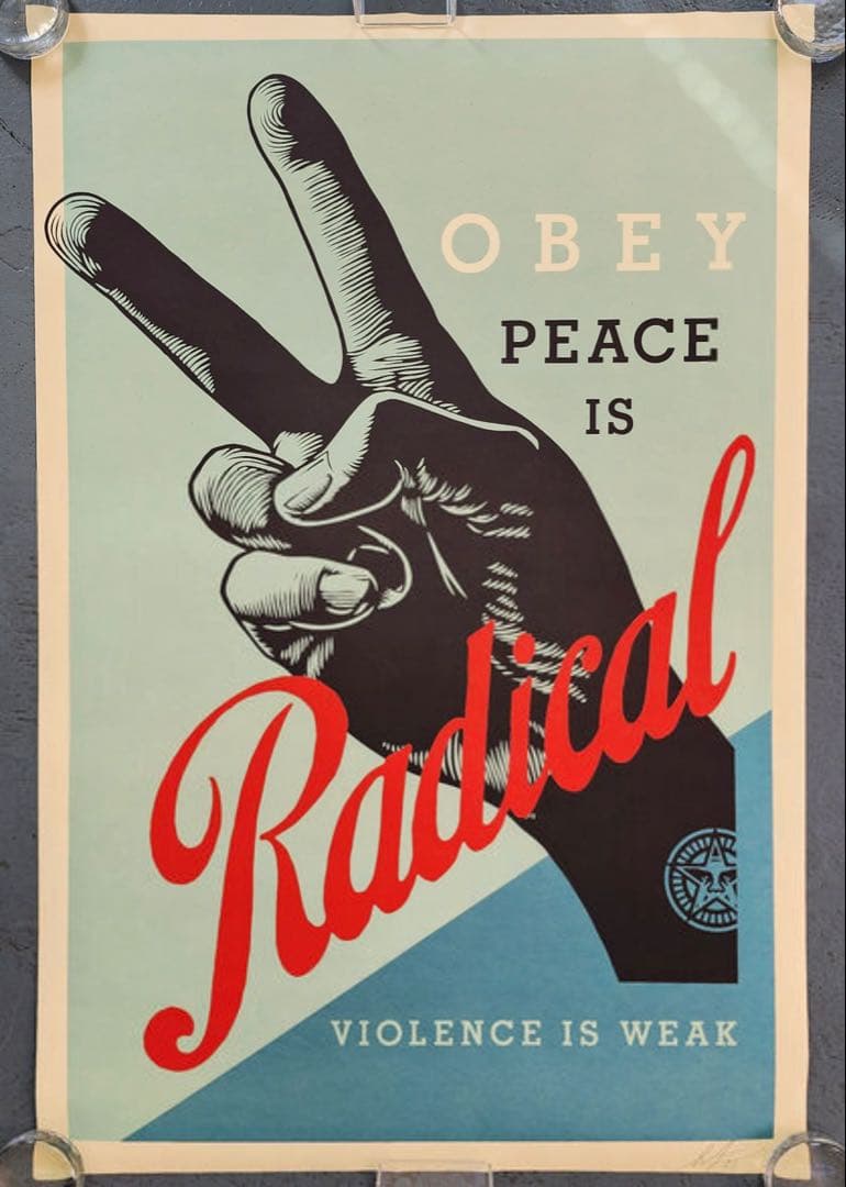 Shepard Fairey シェパード・フェアリー（本人サイン入り）