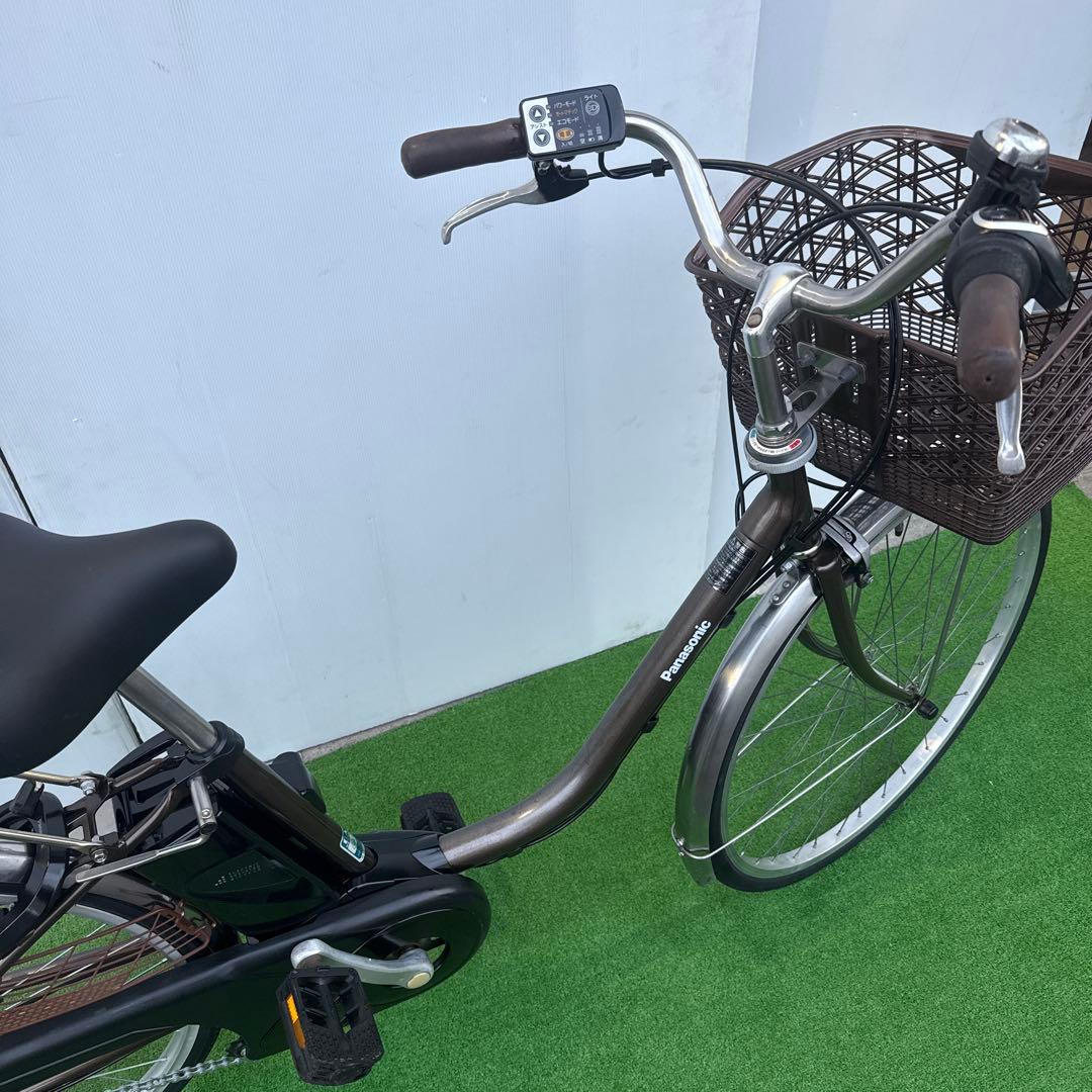 Panasonicパナソニック電動アシスト自転車26インチ8.9Ah ブラウン