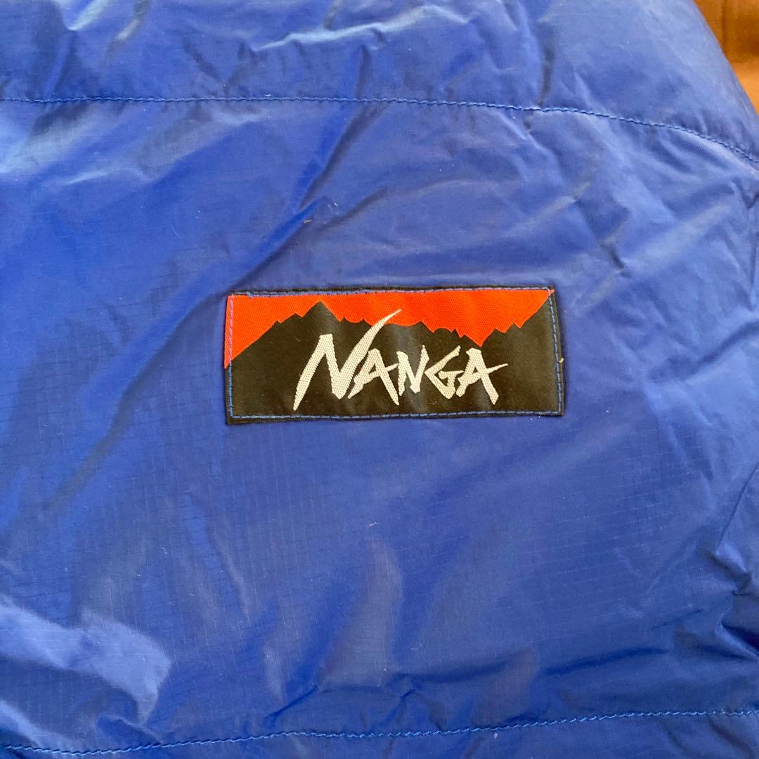 NANGA ダウン寝袋 青黒　75DX