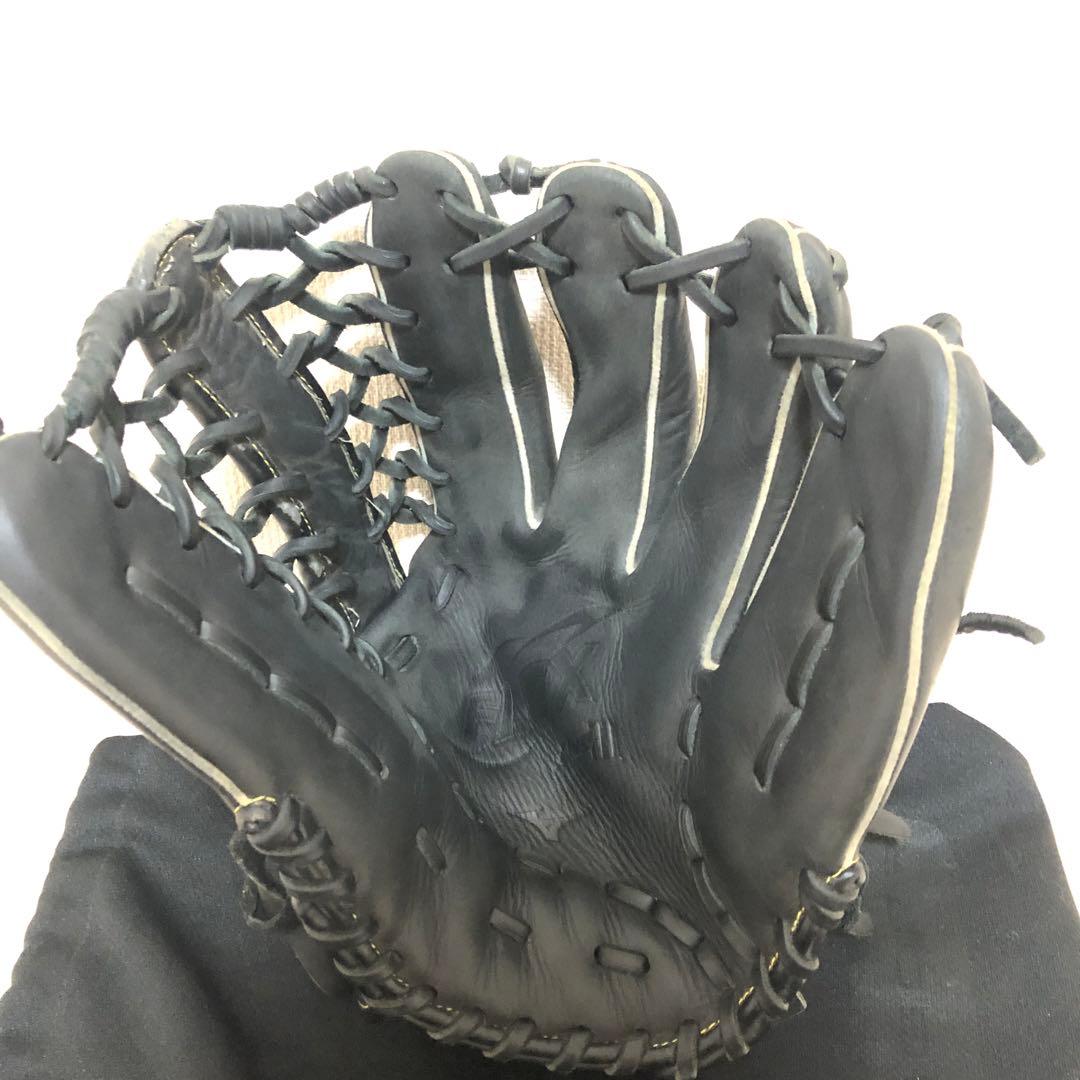 Mizuno 野球グローブ 黒 軟式　外野用　右 値下げ可能‼️