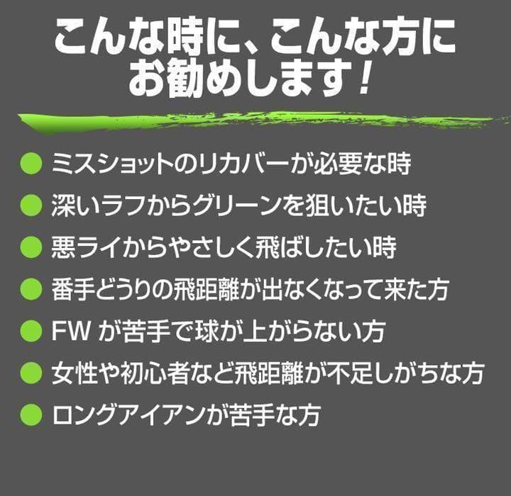 ★単品1本★1.3.5.7.9番が揃って爆安★ ダイナミクス 適合限界強反発FW