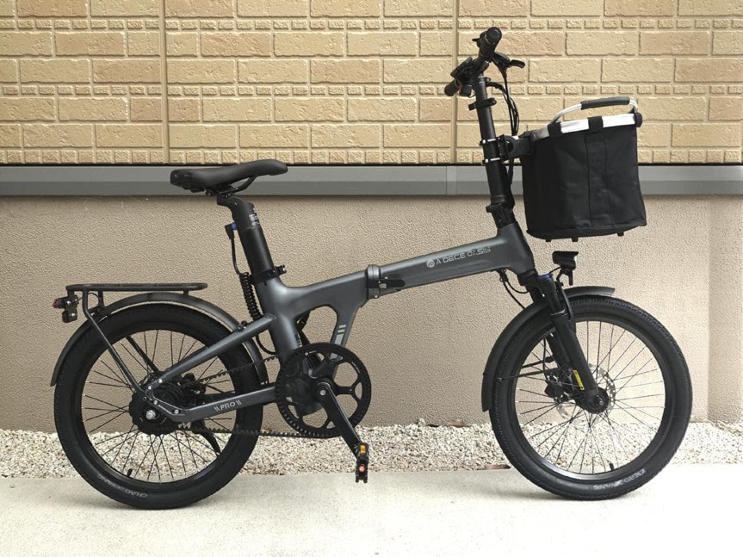 ADO AIR 20 PRO 折りたたみ 電動アシスト自転車 グレー 自動変速