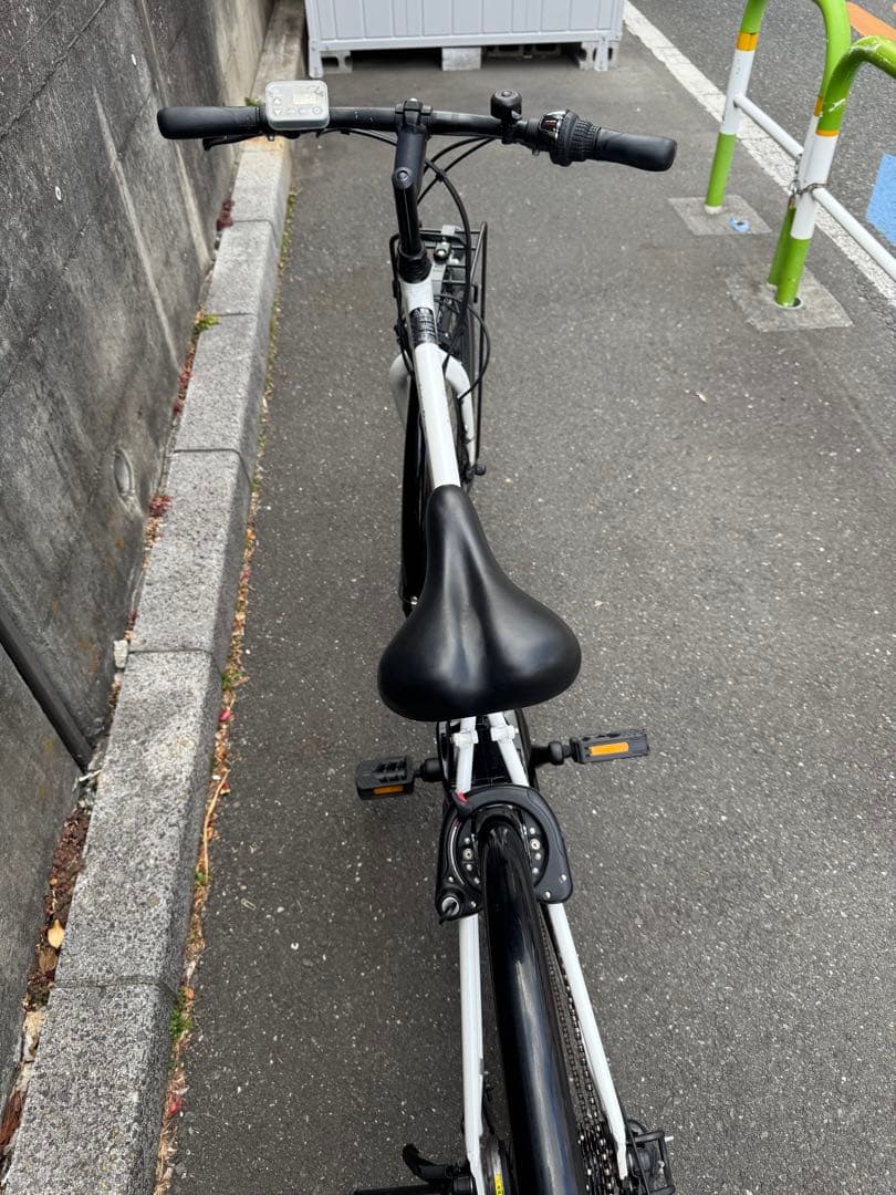 Panasonic 電動アシスト自転車 ベロスター ホワイト バッテリー+充電器
