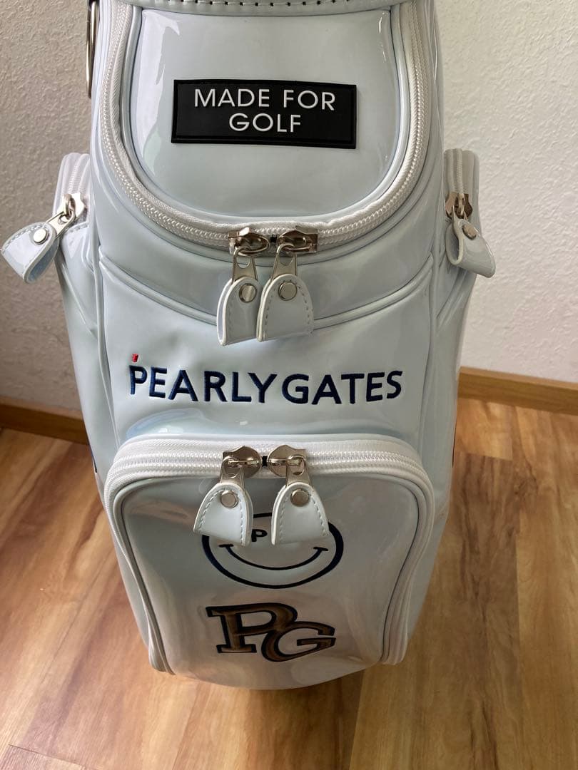 PEARLY GATES ホワイト ゴルフバッグ キャディバッグ