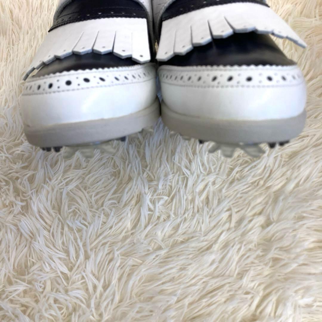 美品　aJADE ゴルフシューズ　バイカラー　2way