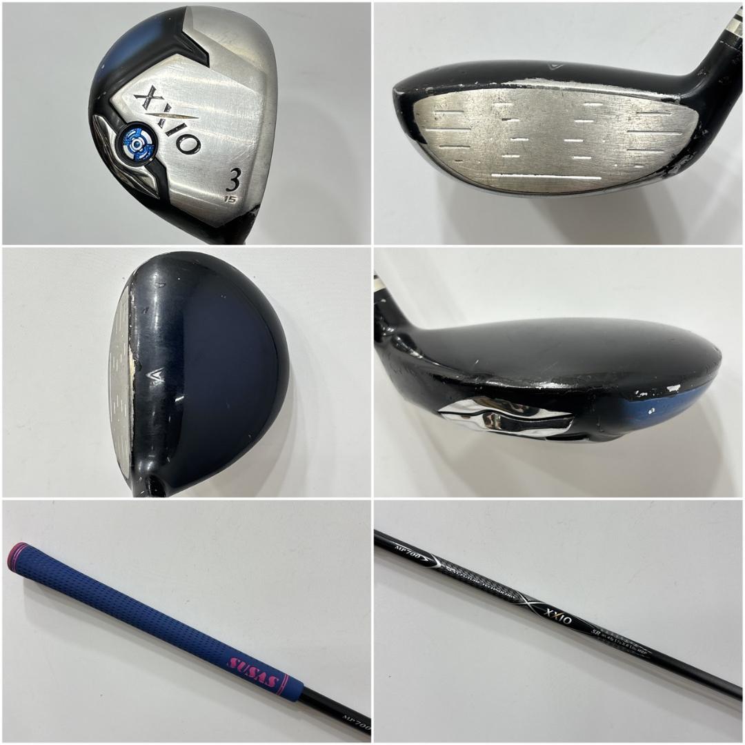 メンズ右利き初心者用　ゼクシオ　5＆7代目　ゴルフクラブセット　W-2459